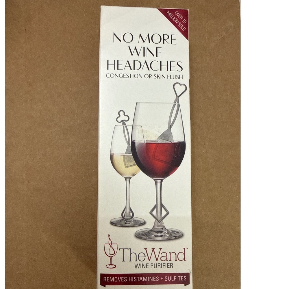 PureWine The Wand Wine Purifier 4 Pack Removes Histamines Sulfites